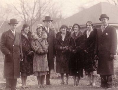 Drueke Family, Christmas 1931