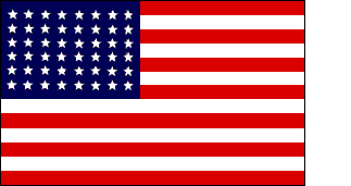 48-Star US Flag 1912-1959