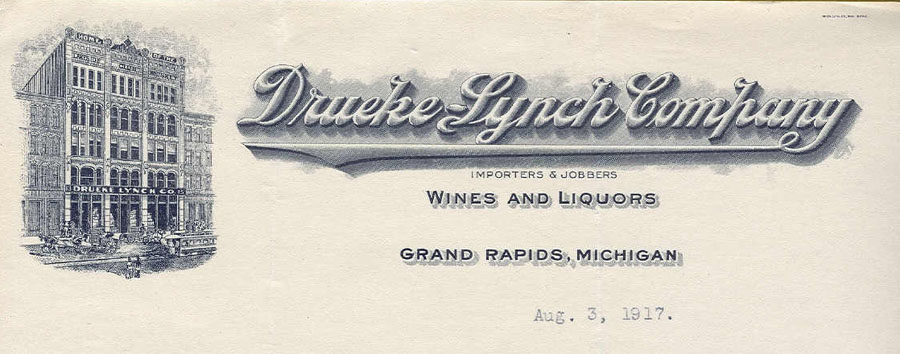 Drueke-Lynch Company letterhead, 1911-1918