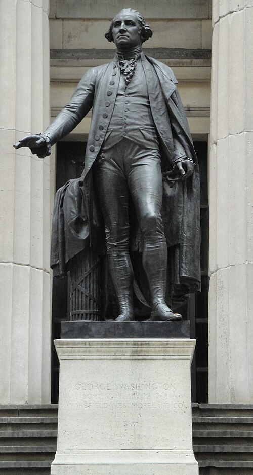 Federal Hall Statue in 2019