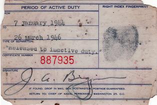Navy ID card