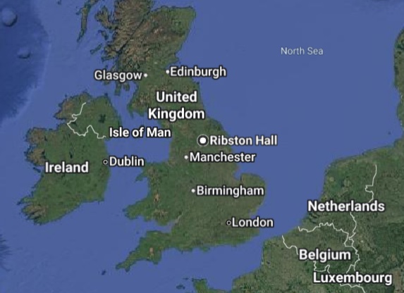 Ribston Hall map